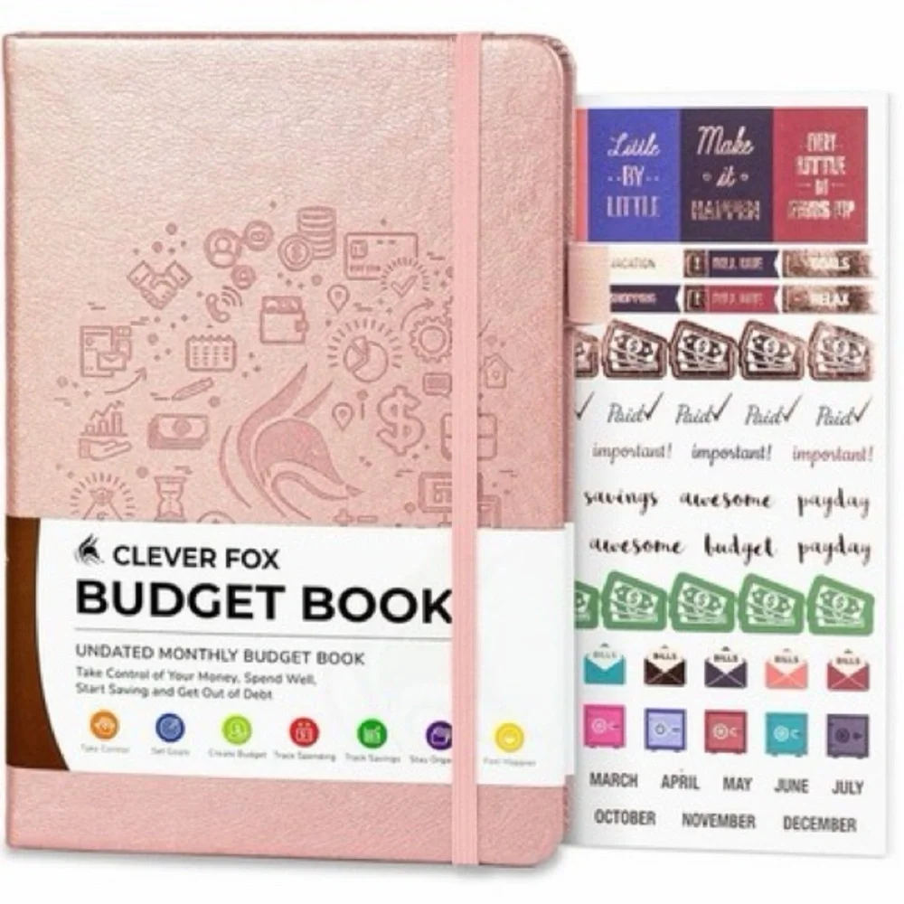 NWT/Clever Fox/Budget Book/ROSE GOLD/5.3